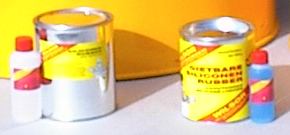 Silikonen rubber setten: hobby 0,5kg - 1kg.  , prof. 1,1kg.