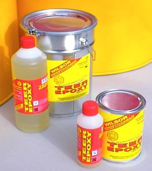 Setten teer epoxy van: 1,2  -  6  Kg.